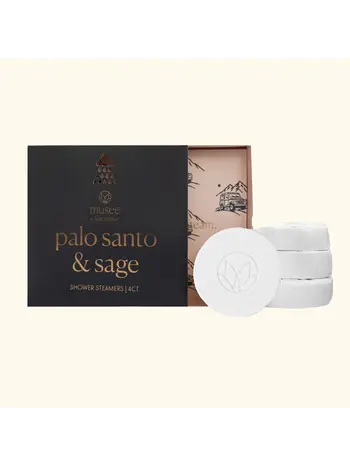 Musee Palo Santo & Sage Shower Steamers