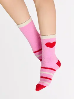 Heart Socks-Pink