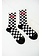House of Shan Imperfect Heart Checkered Socks