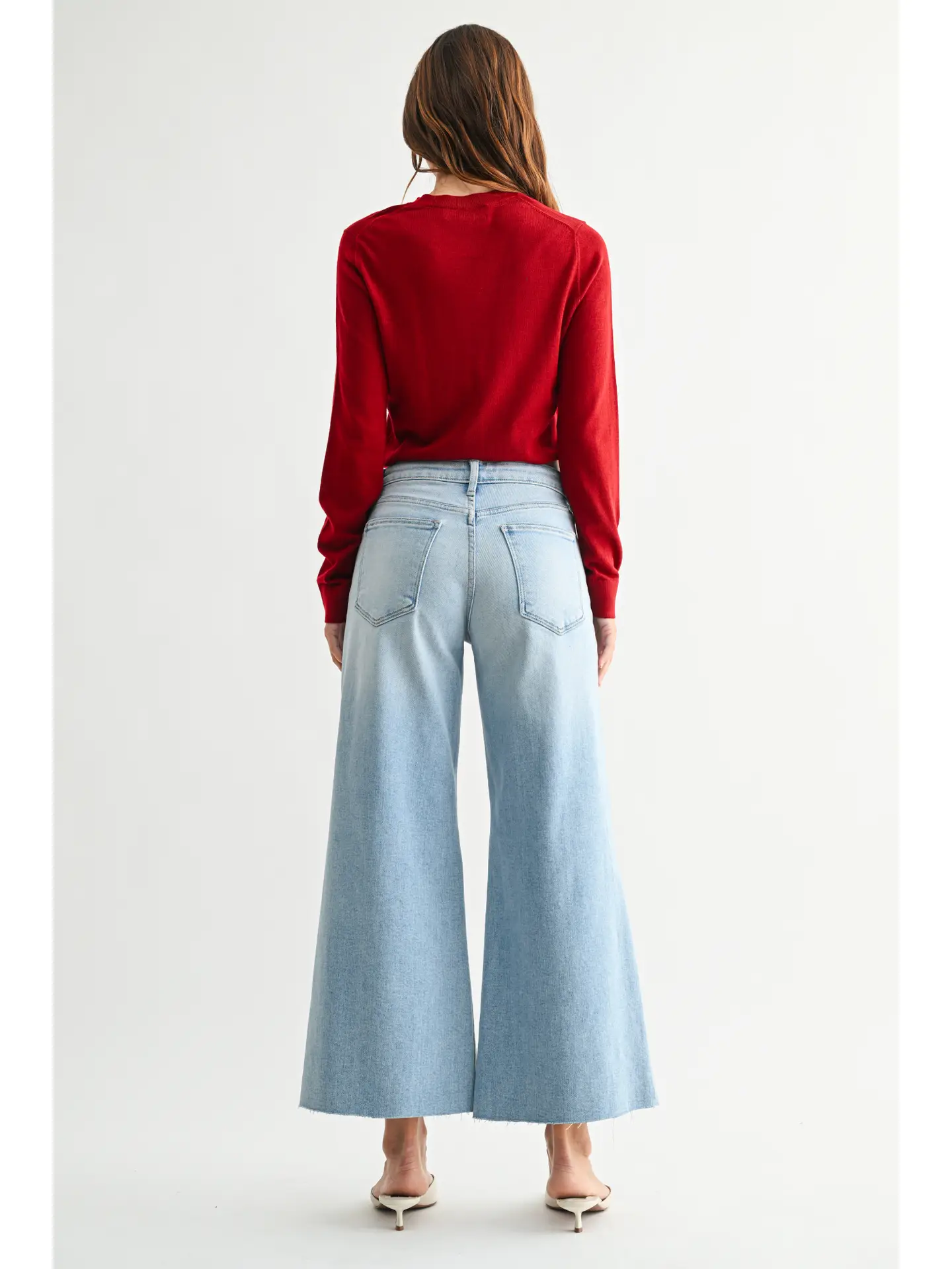 Just Black Denim Wide Leg Crop