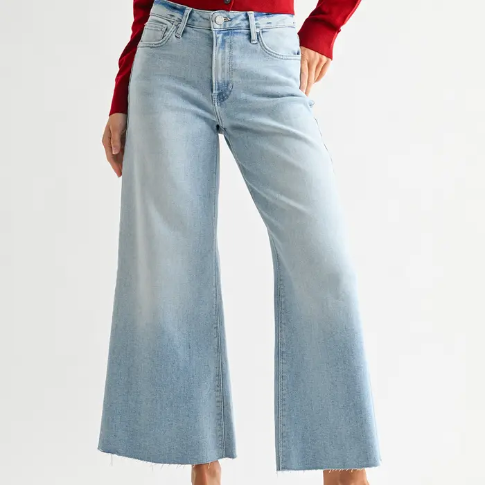 Just Black Denim Wide Leg Crop