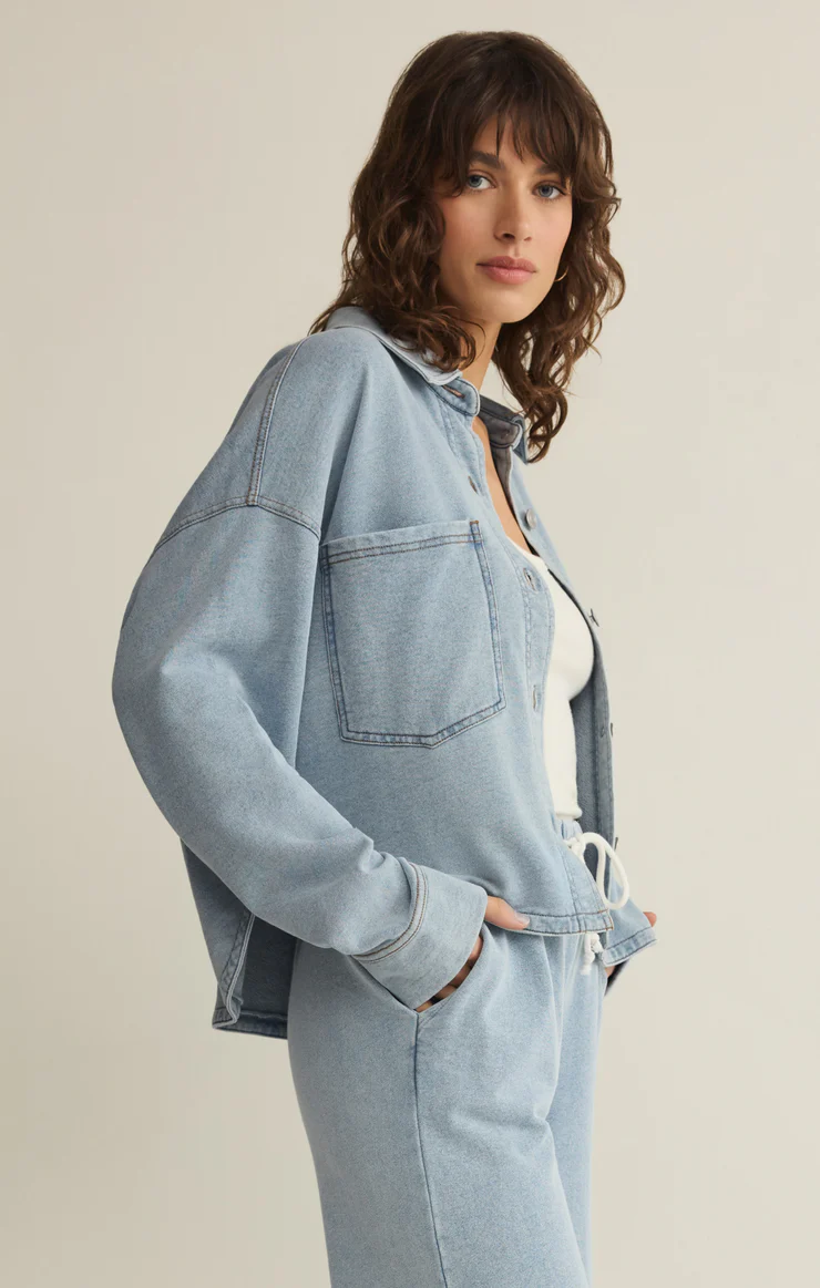 Z Supply All Day Cropped Knit Jacket