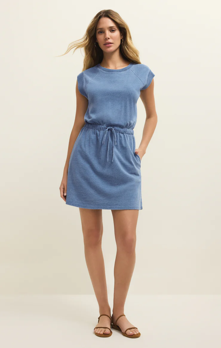 Z Supply Kalani Jersey Denim Dress