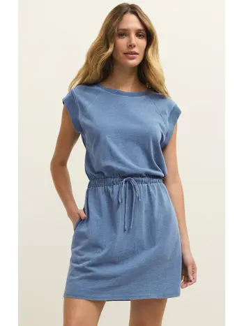Z Supply Kalani Jersey Denim Dress