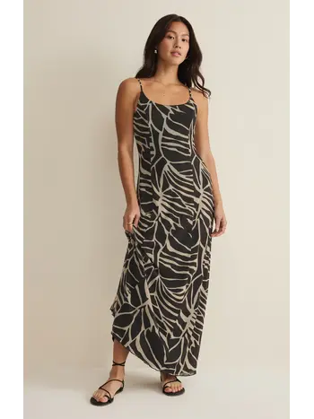 Z Supply Charisma Tova Palm Midi Dress