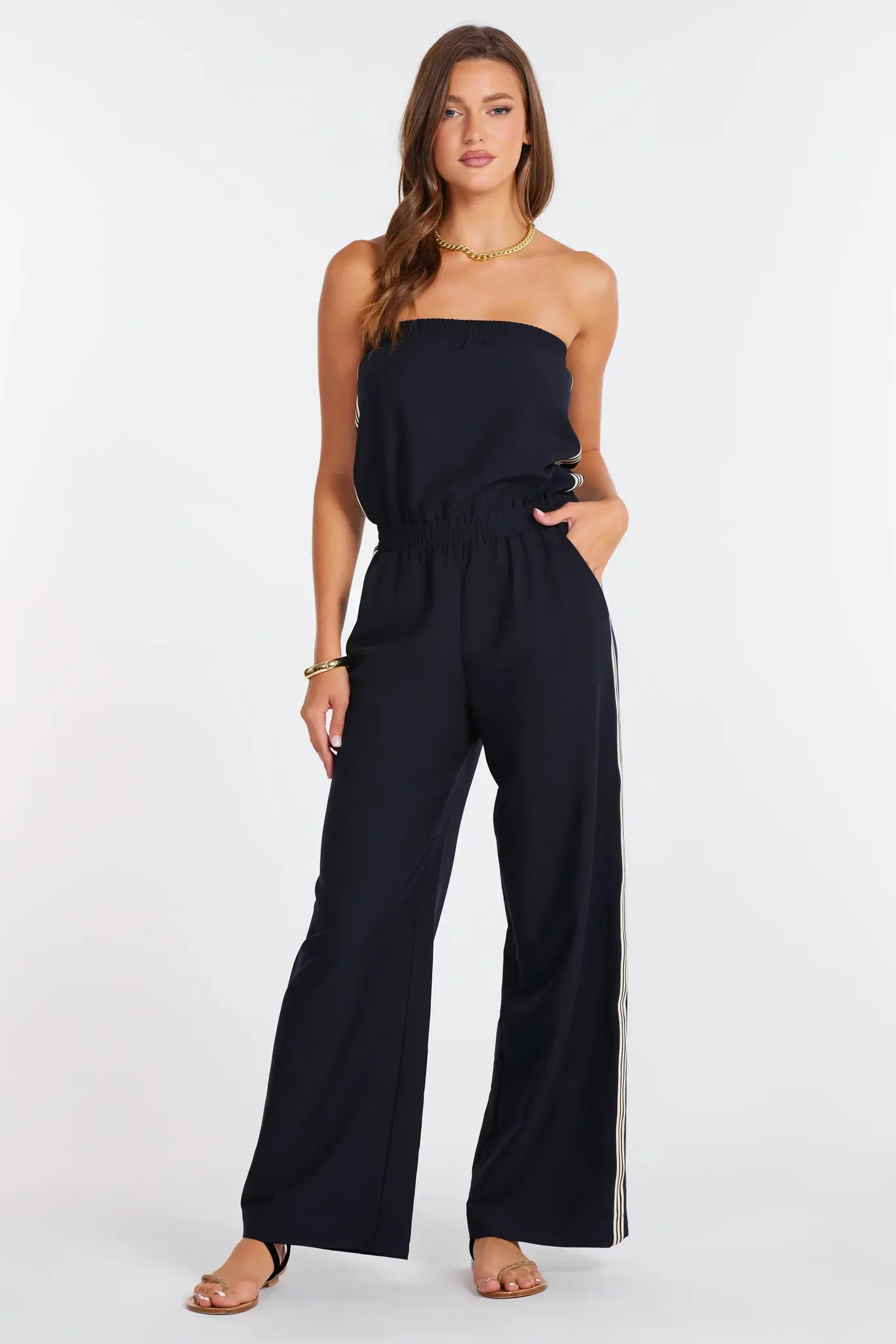 Bishop & Young Jagger Strapless Jumpsuit