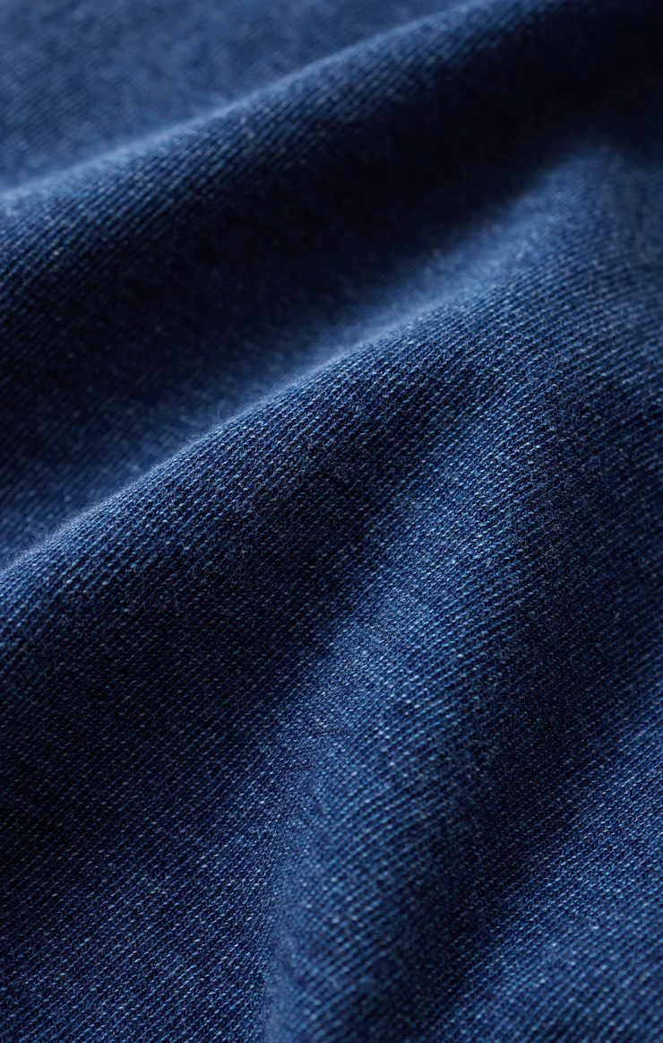 Z Supply Camino Jersey Denim Top