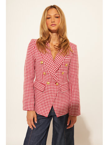 John + Jenn Laurent Houndstooth Blazer
