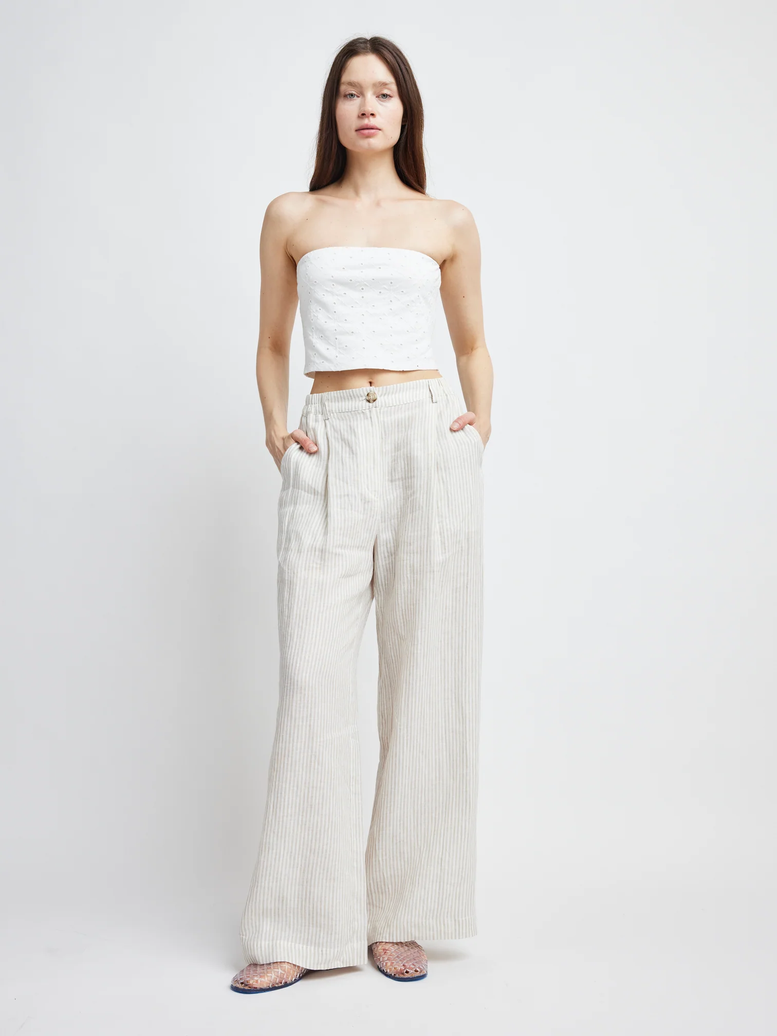 Self Contrast Caroline Pants