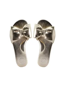 Solei Sea Rafie Bow Slide Sandal