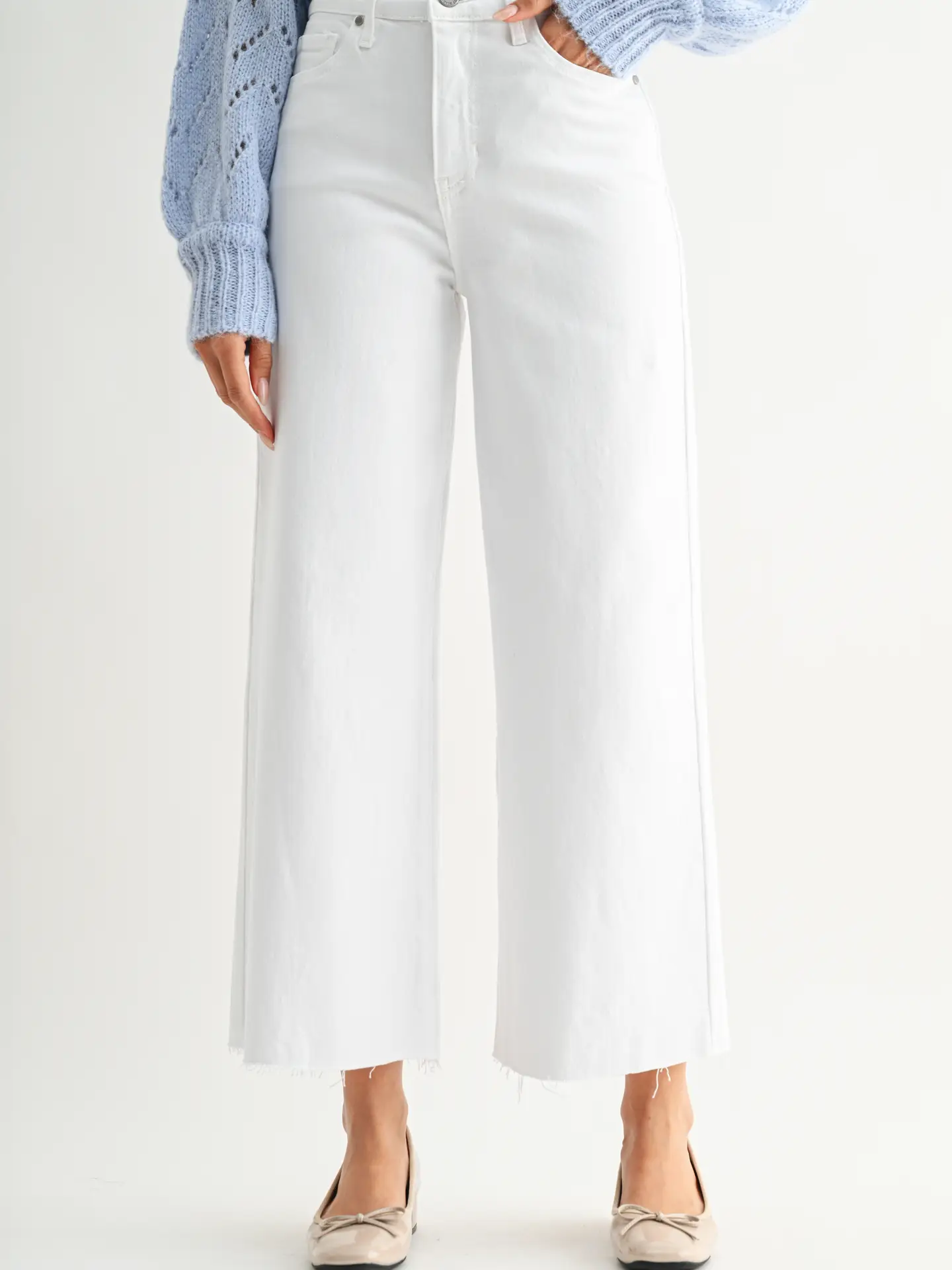 Just Black Denim Scissor Cut Wide Leg