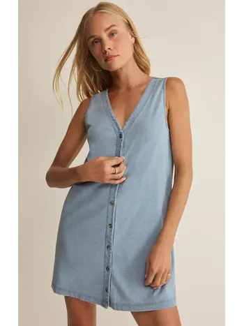 Z Supply Solace Denim Mini Dress