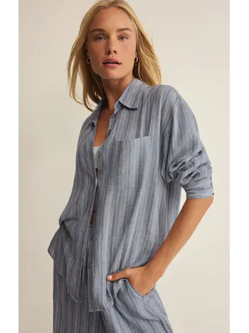 Z Supply The Perfect Striped Button Up