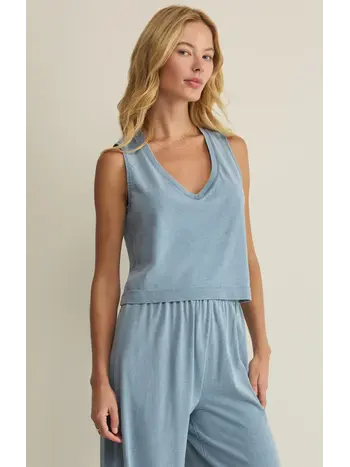Z Supply Sloane V-Neck Denim Tank