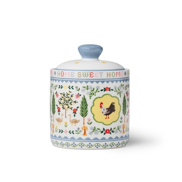 Rifle Paper Co Home Sweet Home Porcelain Canister