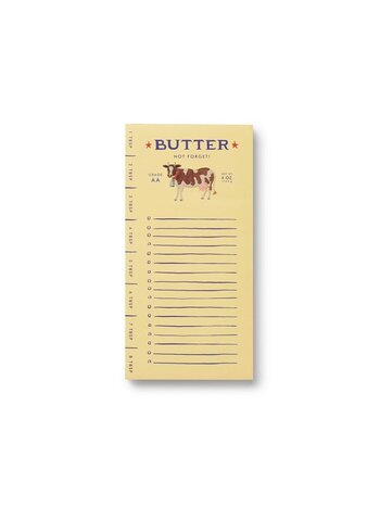 Rifle Paper Co Butter Not Forget Market Pad