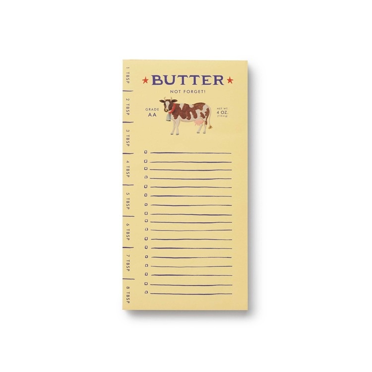 Rifle Paper Co Butter Not Forget Market Pad