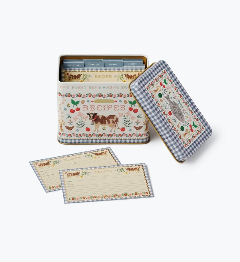 Rifle Paper Co Home Sweet Home Recipe Tin