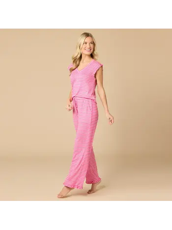 Softies Dream Ruffle V-Neck w/Cropped Pant