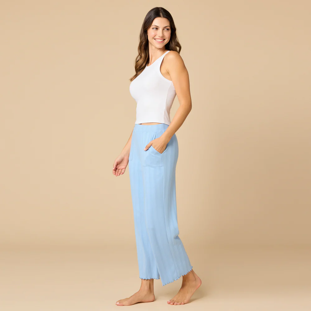 Softies Pointelle Cropped Pant
