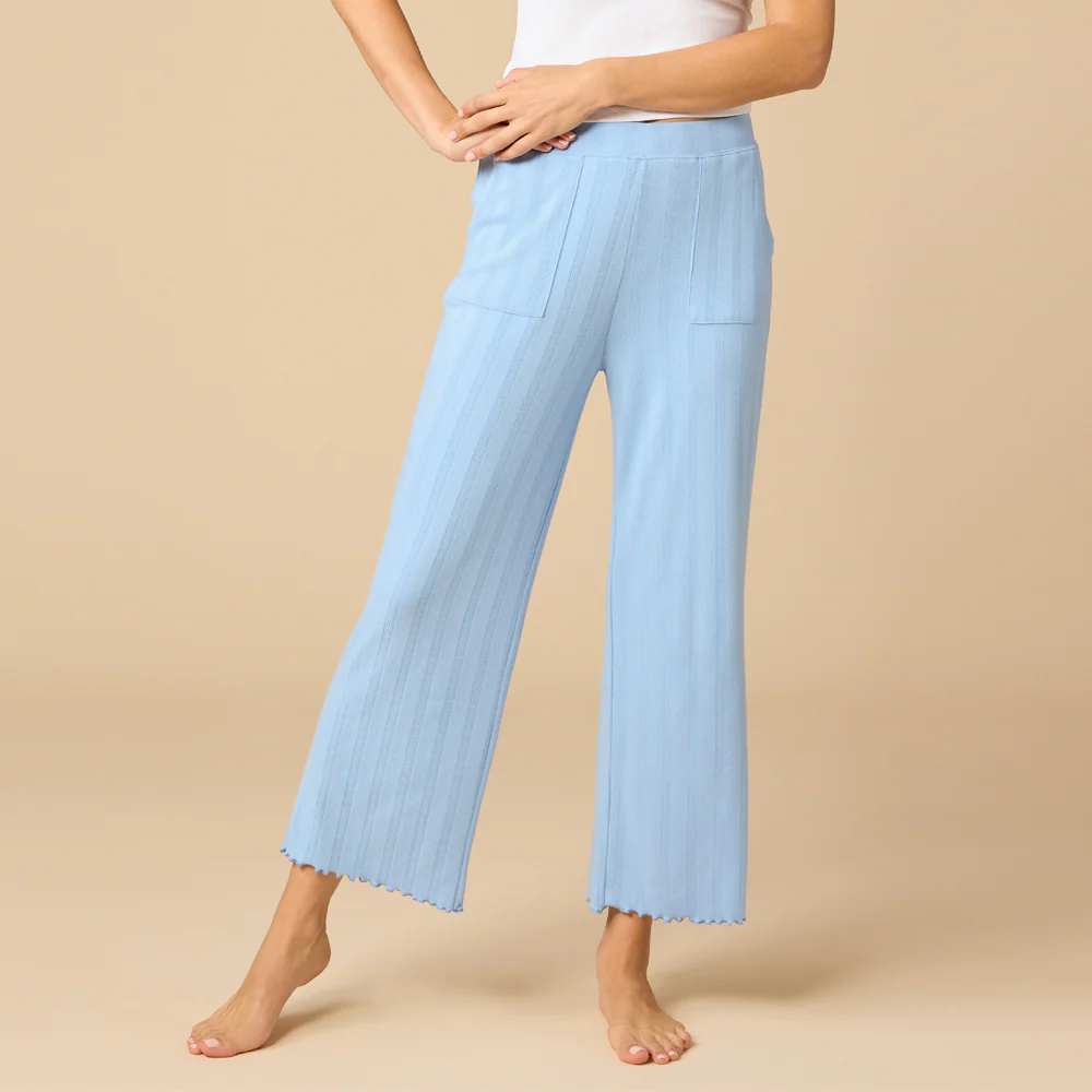 Softies Pointelle Cropped Pant