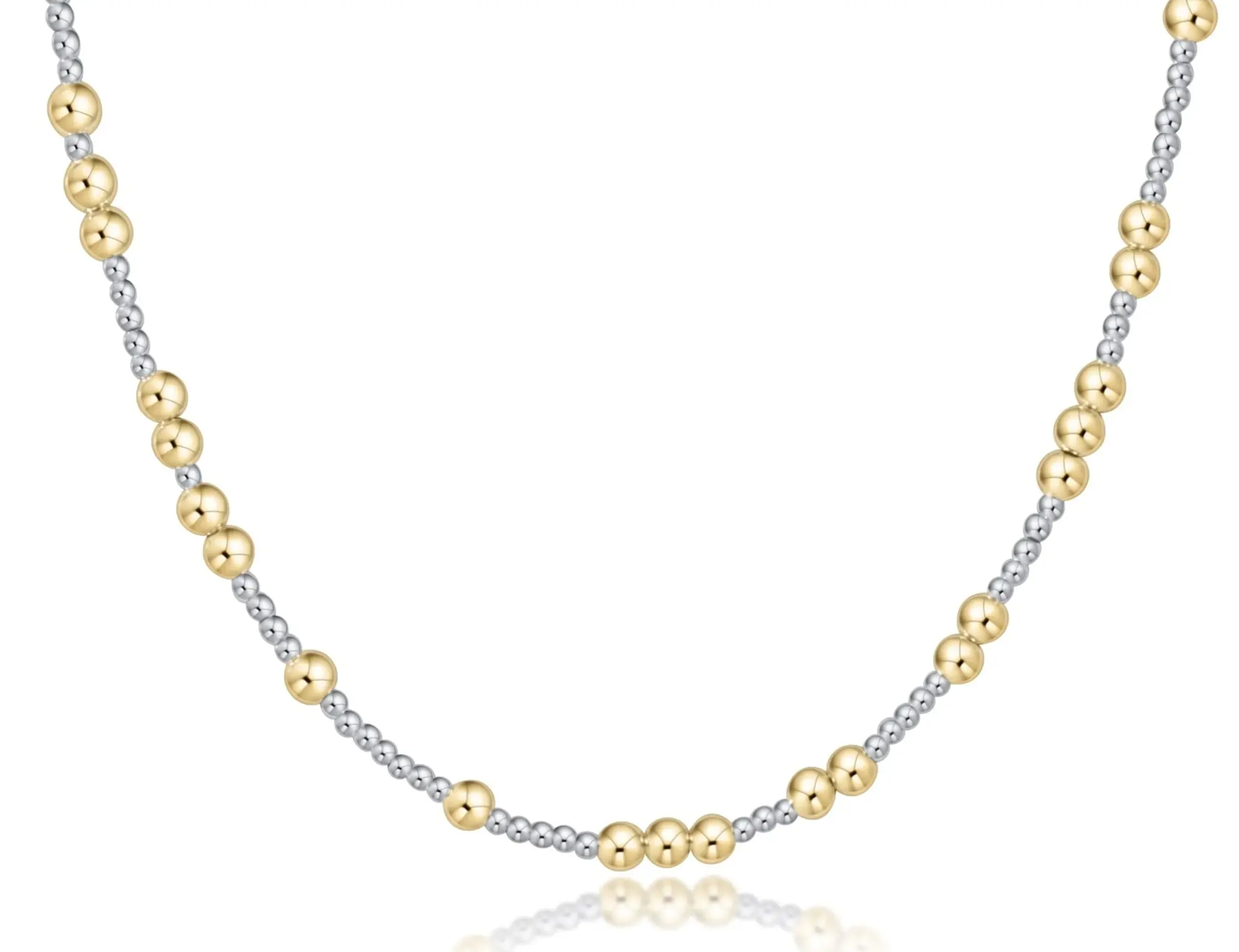 enewton 17" Choker Beaded-Hope Unwritten Mixed Metal 4MM