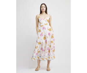 Self Contrast Kali Maxi Dress