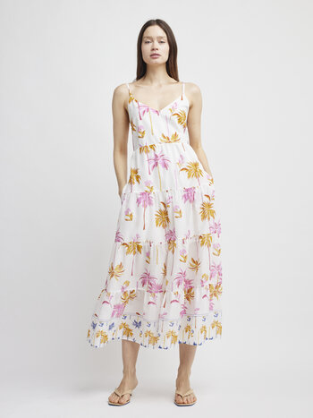 Self Contrast Kali Maxi Dress