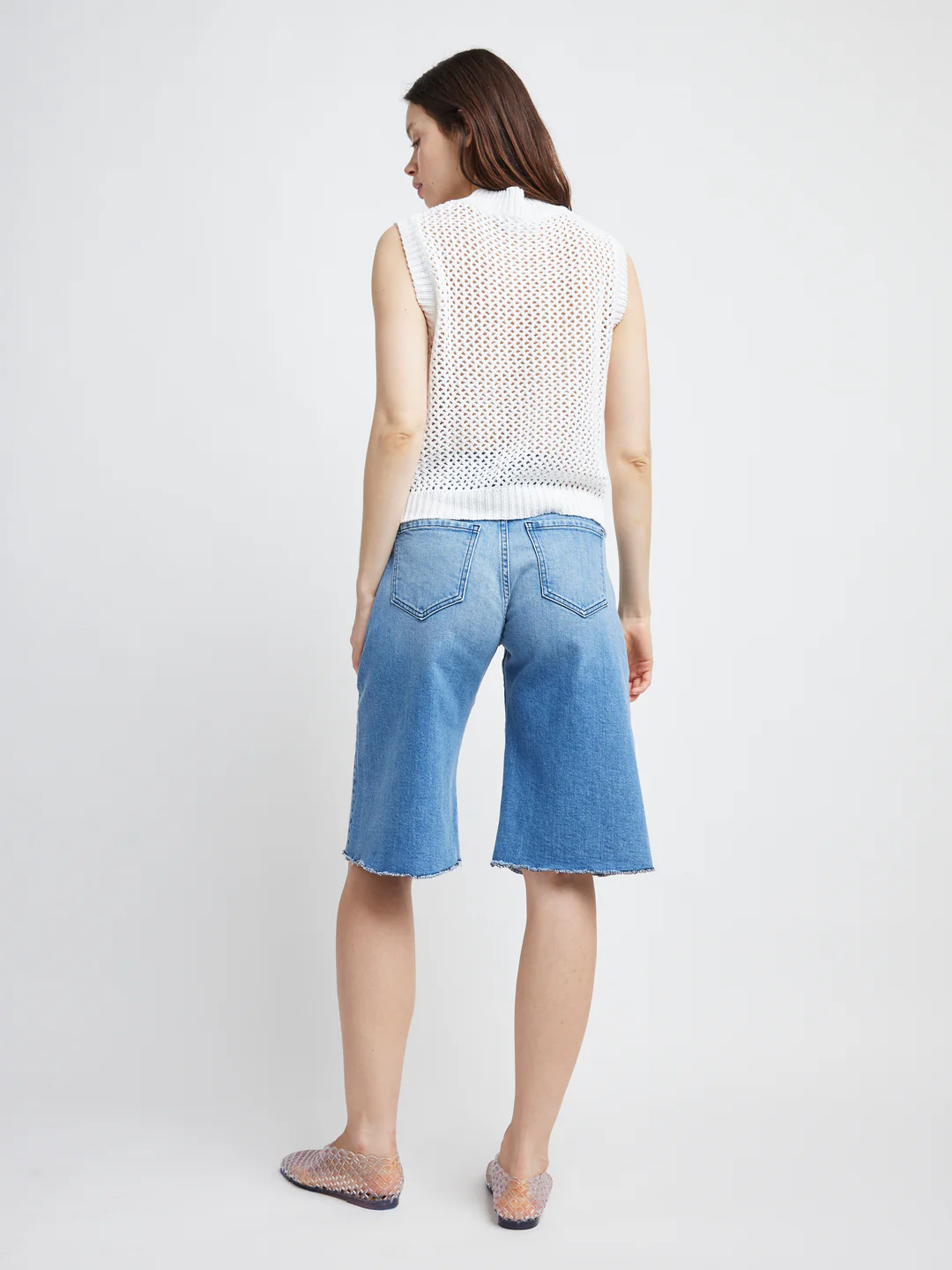 Self Contrast Dade Crop Sweater