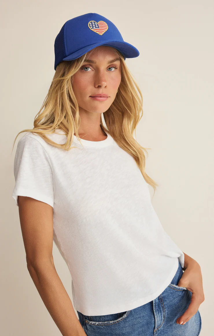 Z Supply Heart Flag Trucker Hat