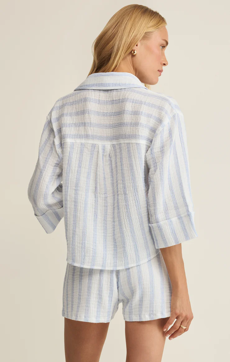 Z Supply Helena Striped Shirt