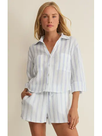 Z Supply Helena Striped Shirt