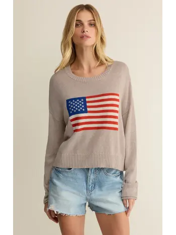 Z Supply Sienna Patriot Sweater