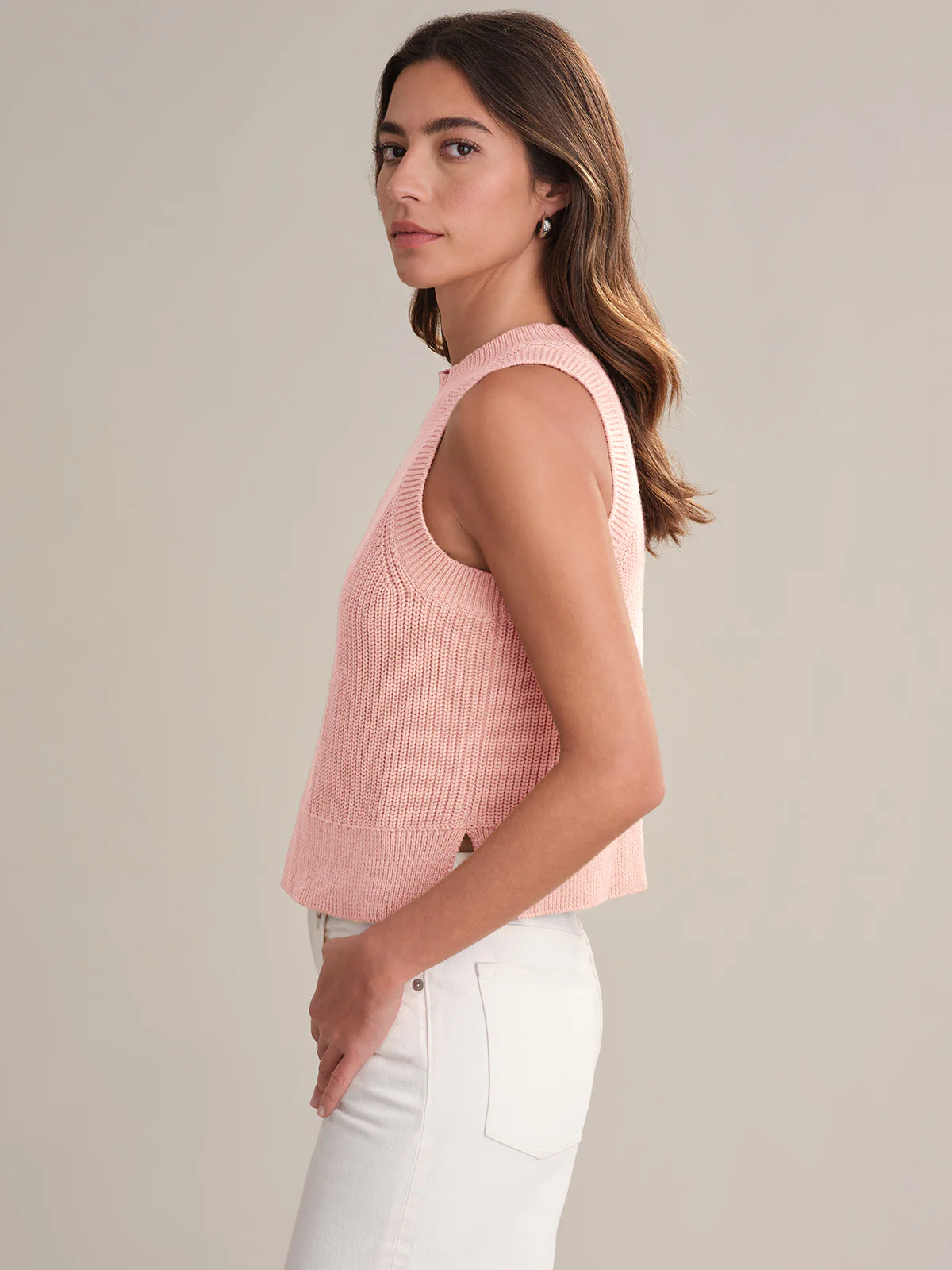 525 Sweaters Demi High Crew Neck Tank