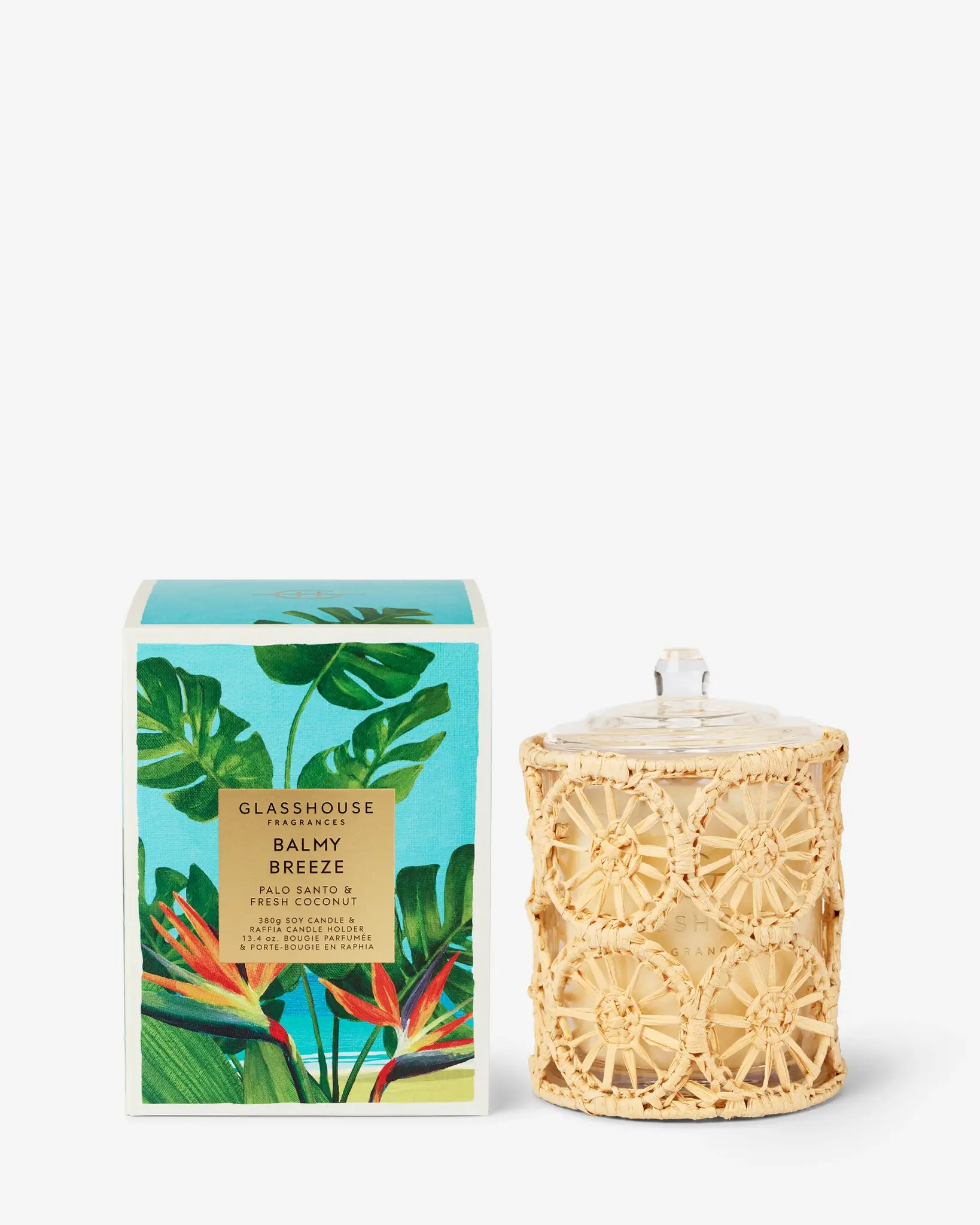 Glasshouse Fragrances Balmy Breeze 13.4oz Candle