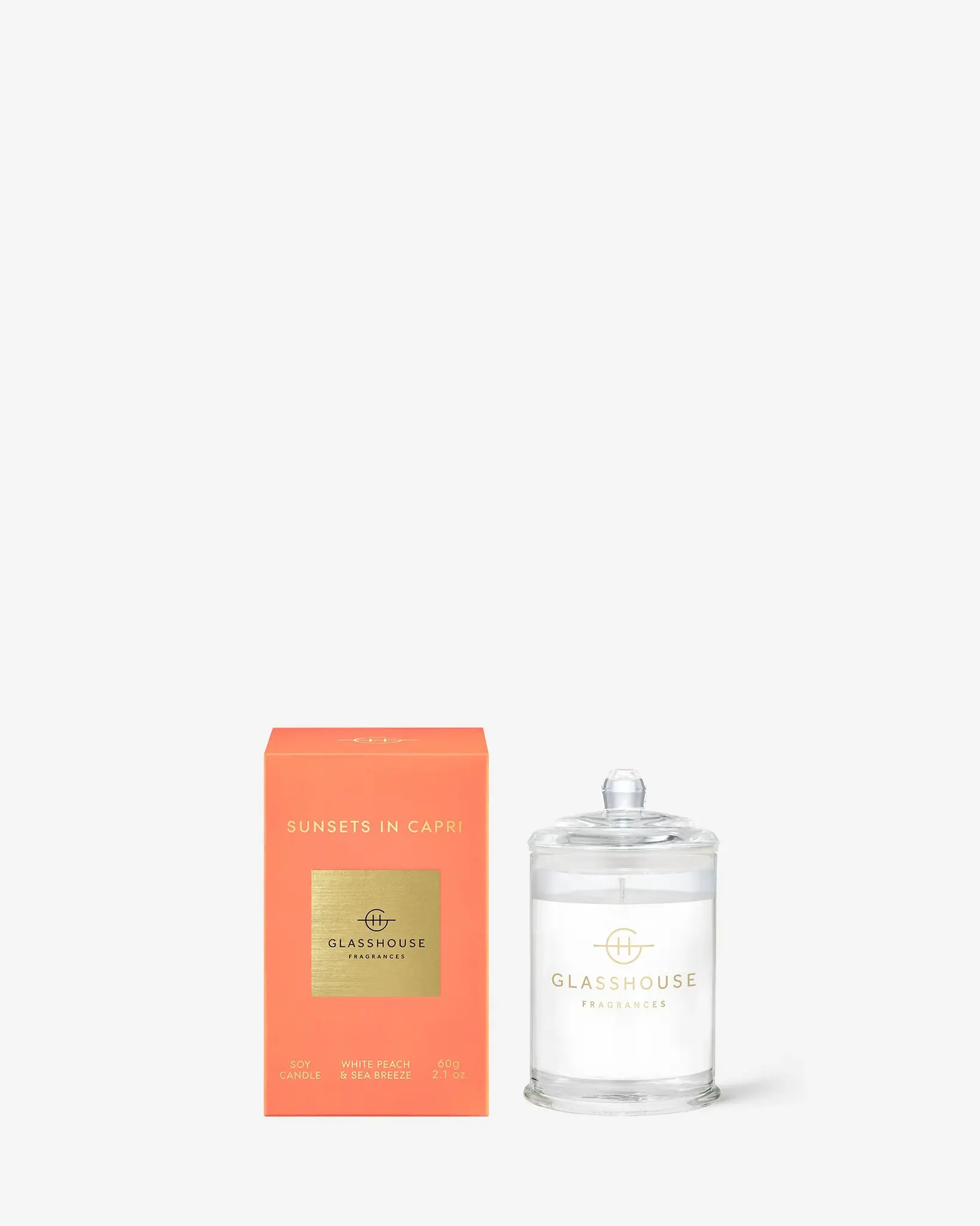 Glasshouse Fragrances Sunsets in Capri 2.1oz Candle