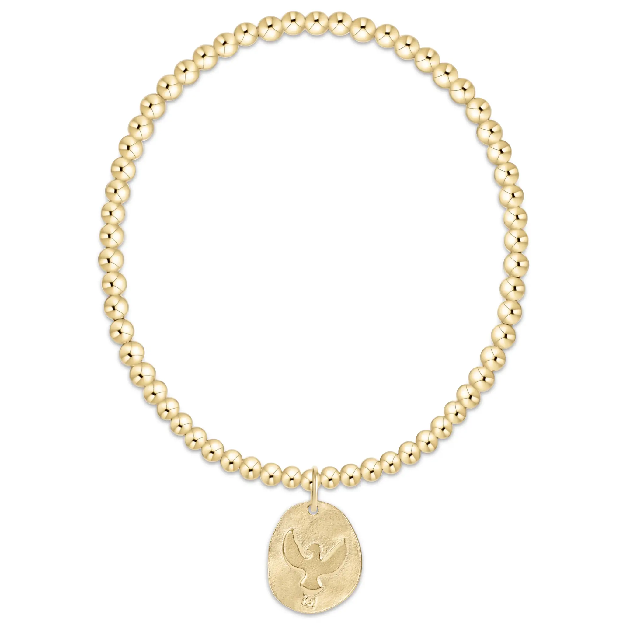 enewton Classic Gold 3mm Bracelet-Inspire America Gold Disc