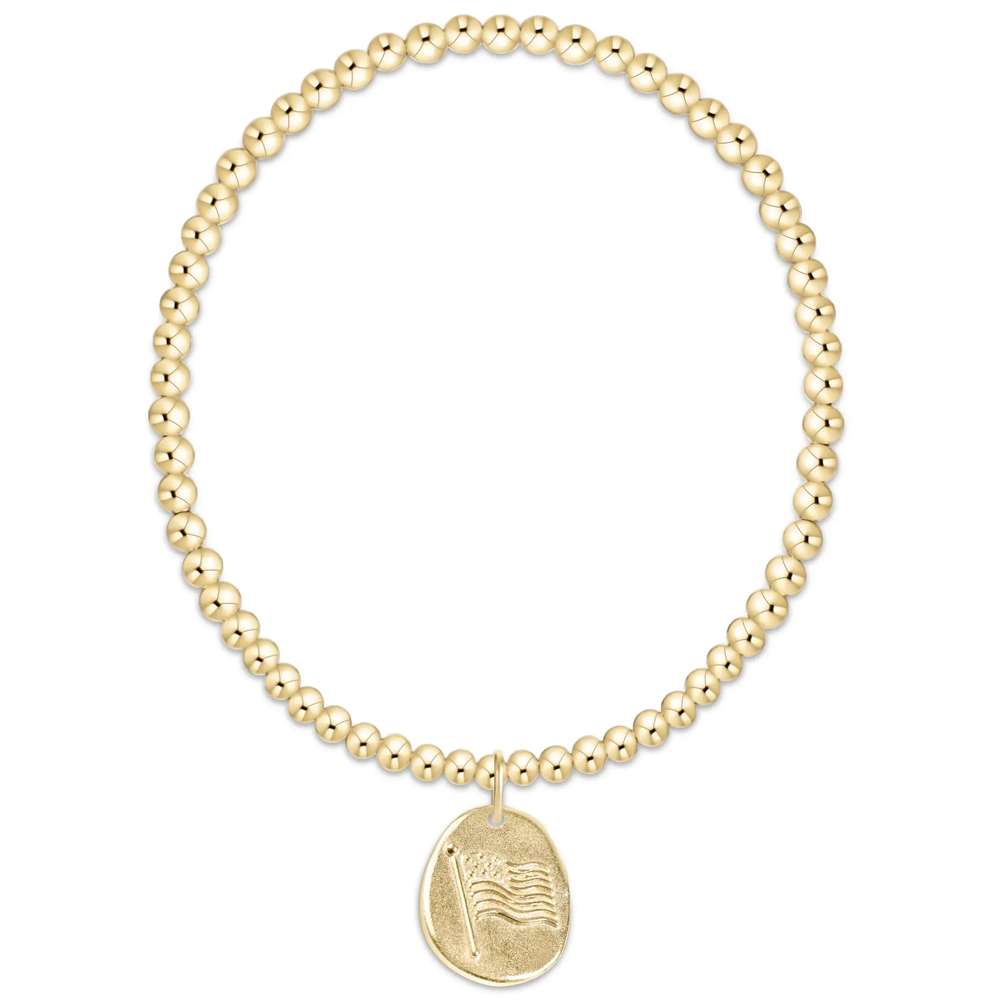 enewton Classic Gold 3mm Bracelet-Inspire America Gold Disc