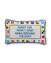 Docking the Boat Pillow - Love, Charlie