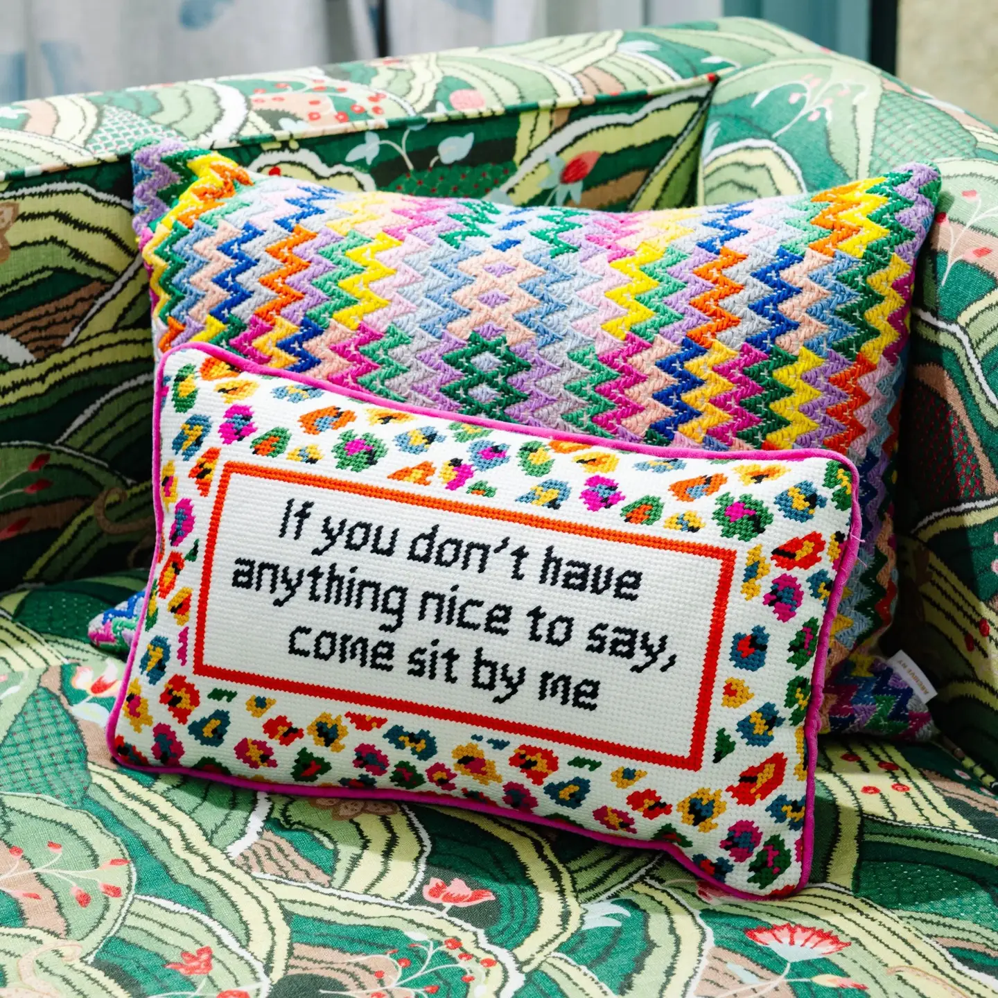 Furbish Studio Come Sit By Me Pillow