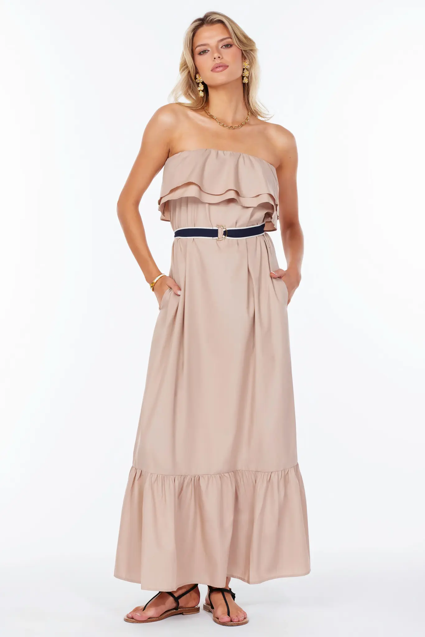 Bishop & Young Como Strapless Dress