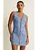 Z Supply Jolie Denim Seamed Mini Dress