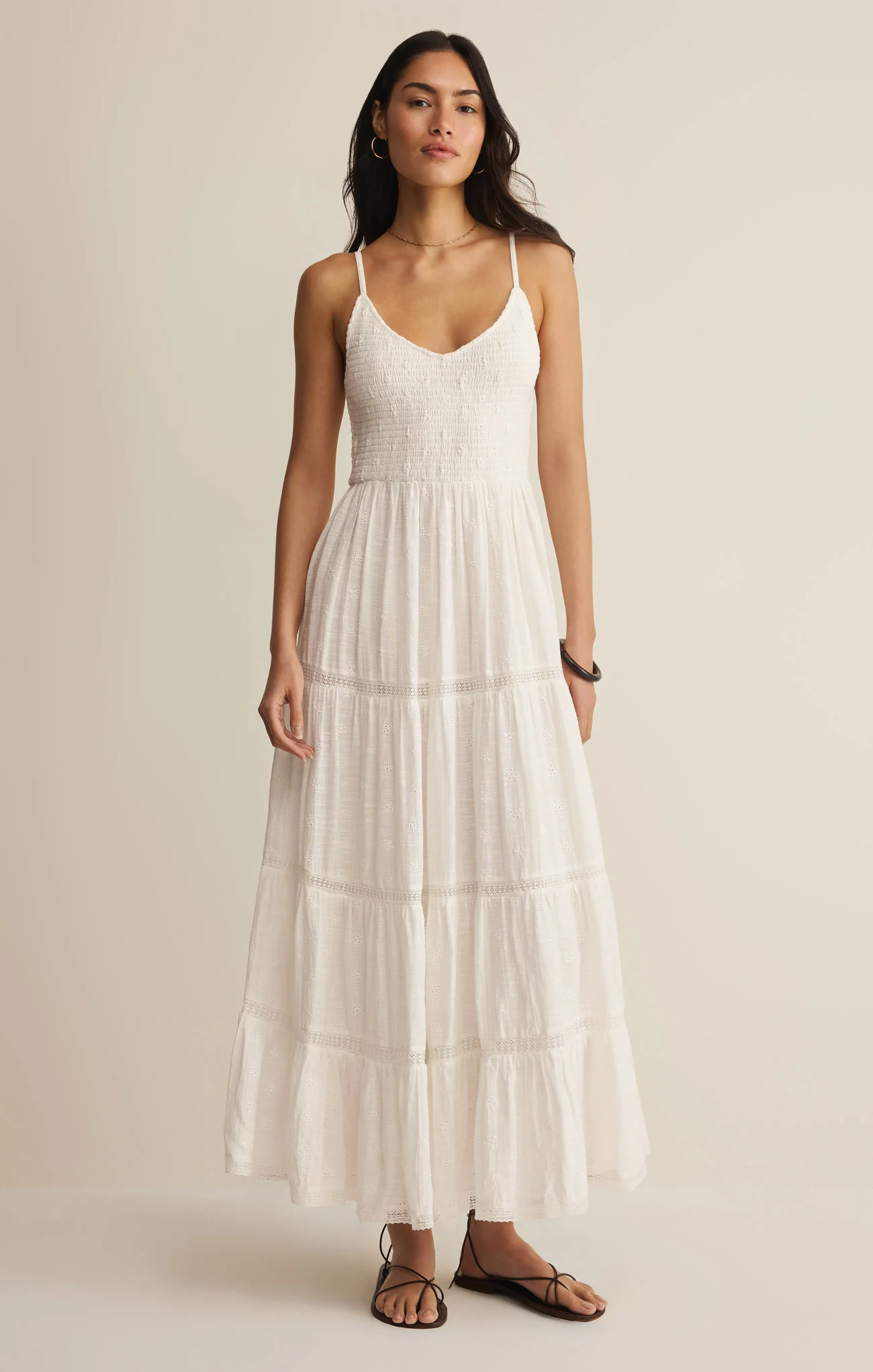 Z Supply Behati Eyelet Midi Dress