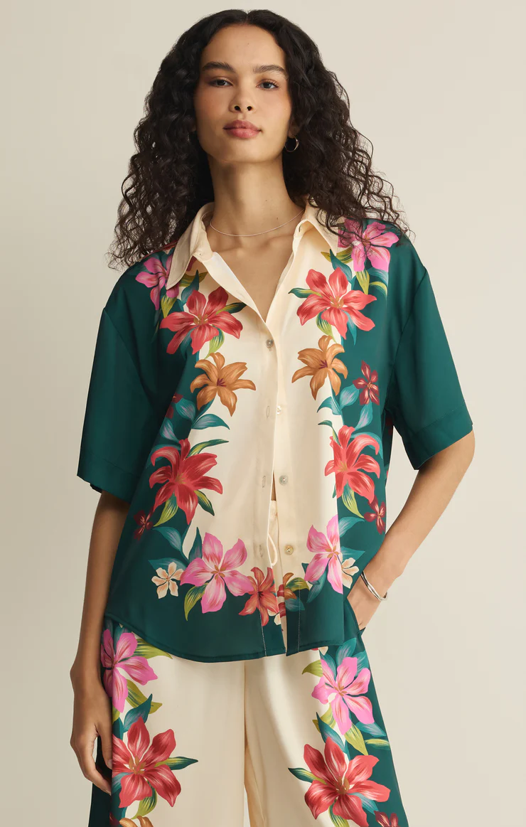 Z Supply Lani Kiwi Button Up