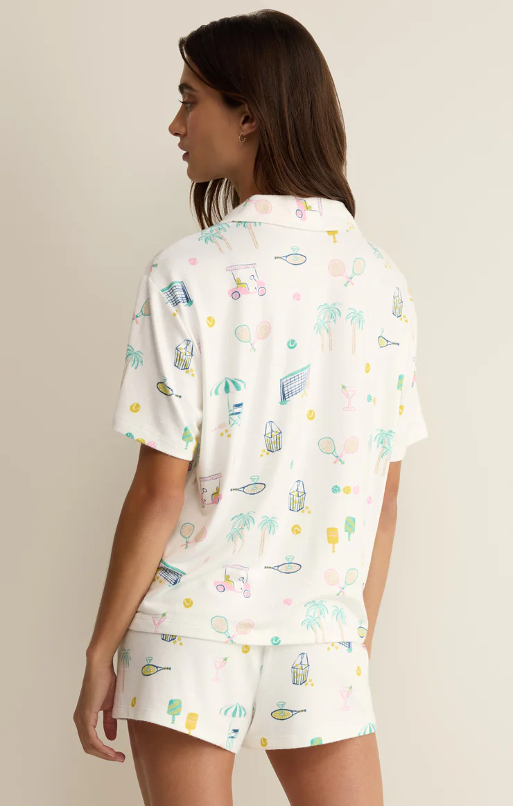 Z Supply Court Sports PJ Top