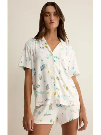 Z Supply Court Sports PJ Top