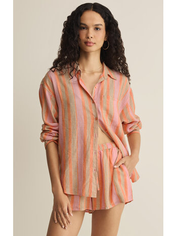 Z Supply The Perfect Striped Button Up