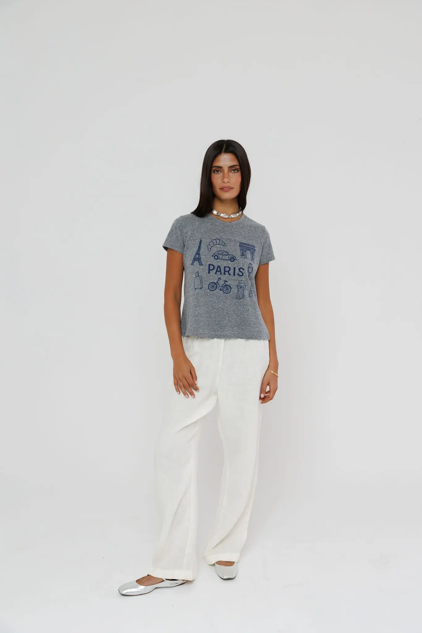 Sunny Somewhere Happiest in Paris Femme Crew
