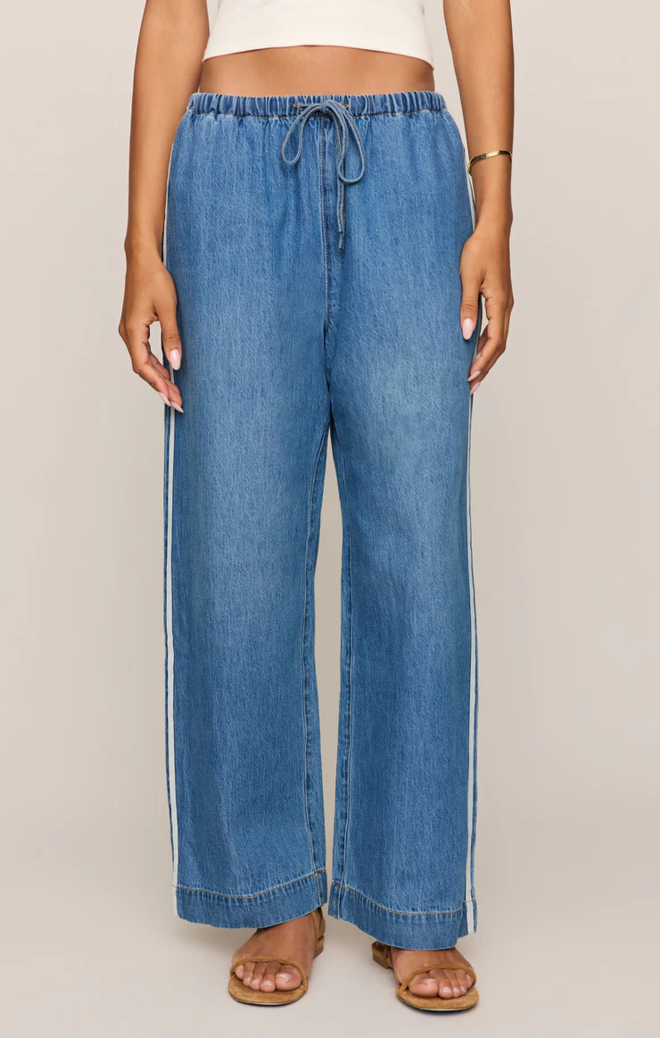 Z Supply The Sidelines Denim Track Pant