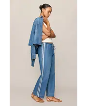 デニム/ジーンズ [L] SAPEur DENIM TRACK PANTS NEO VINTAGE The Sidelines Denim Track Pant - Love, Charlie